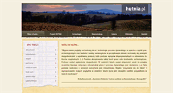 Desktop Screenshot of hutnia.pl