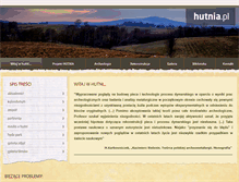 Tablet Screenshot of hutnia.pl